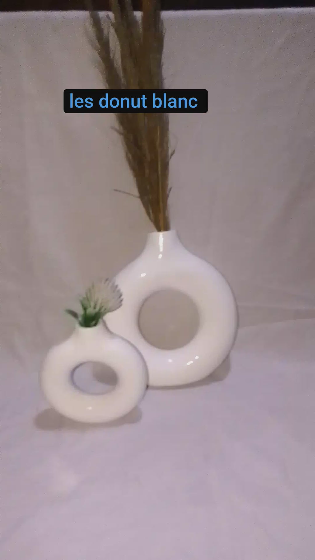 Donut vases décoratifs
