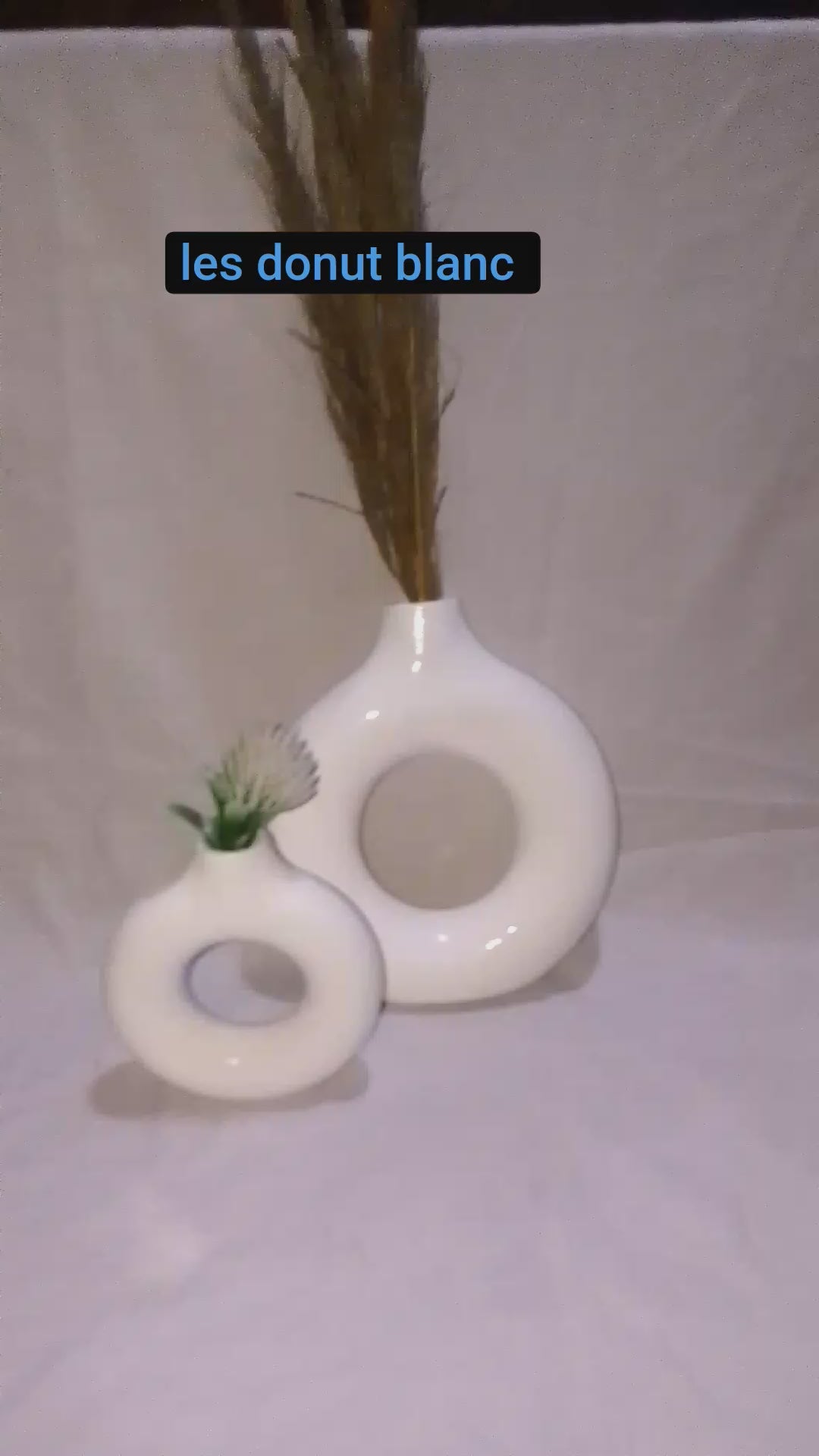 Donut vases décoratifs