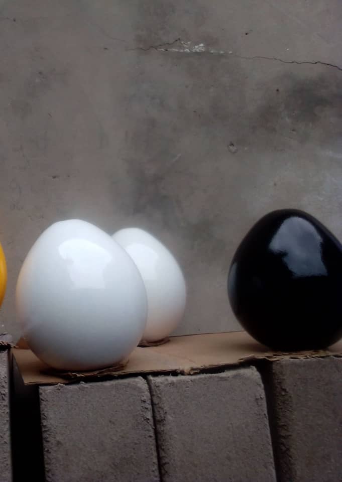 Oeuf multicolores